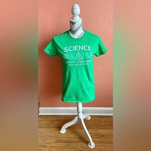 Gildan Bright Green Science Tee